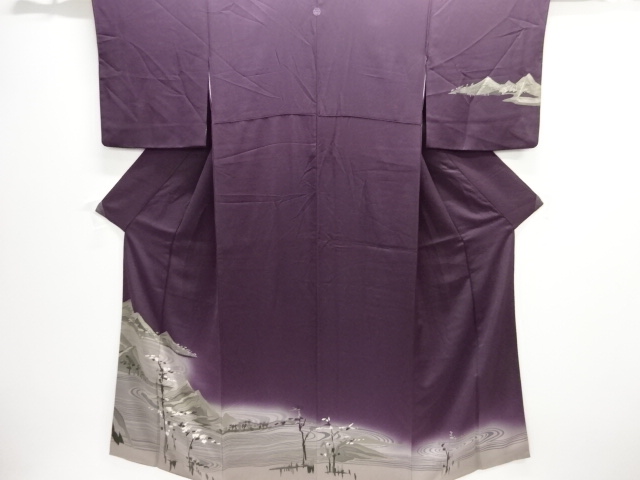JAPANESE KIMONO / HOMONGI / FLORAL PLANTS